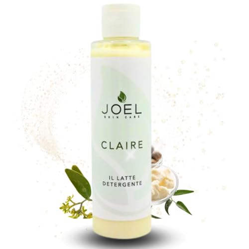 Joel Skin Care - CLAIRE Sanfte und glättende Gesichtsreinigungsmilch. Make-up-Entferner für Gesicht und Augen für alle Hauttypen mit Jojoba-Öl und Sheabutter- 150 ml Joel Skin Care - CLAIRE Sanfte und glättende Gesichtsreinigungsmilch. Make-up-Entferner für Gesicht und Augen für alle Hauttypen mit Jojoba-Öl und Sheabutter- 150 ml von Joel skin care