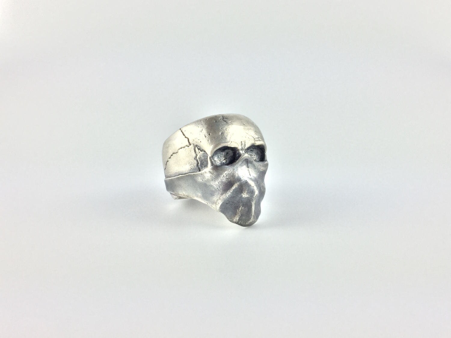 Handgemachte Sterling Silber Totenkopf Ring Biker Schmuck Handgemachte Sterling Silber Totenkopf Ring Biker Schmuck von JoelMullerDesign