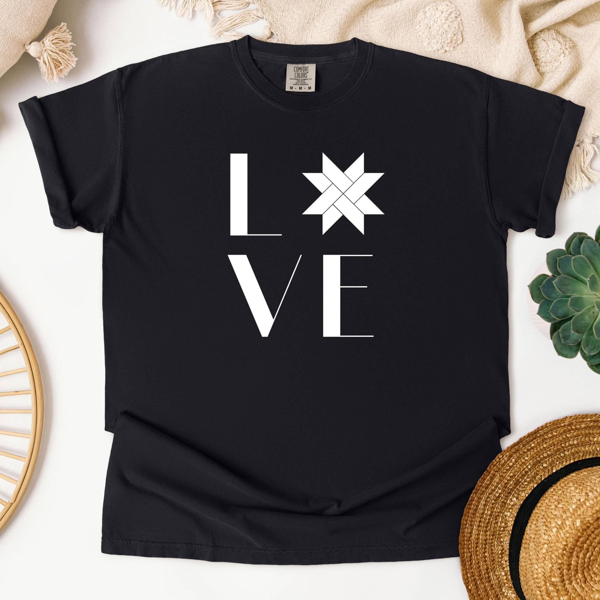 Love Quilt Block Print, Gift For Quilters & Crafters von JoesPrintsStore