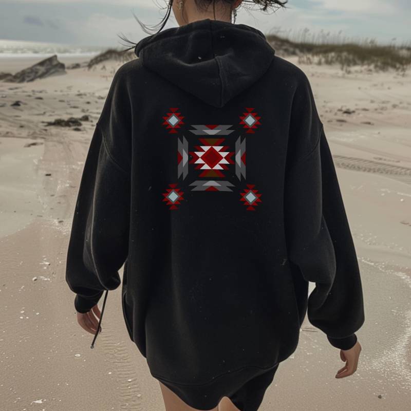 Southwest Trails Hoodie, Quilt Inspired Art, Western Style Gift For Quilters, Perfect Festivals von JoesPrintsStore