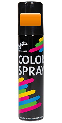 Jofrika Haarspray Farbspray zum temporären Haare färben Color - Orange - Tolles Spray zum färben der Haare an Karneval oder Mottoparty in praktischer Spraydose Jofrika Haarspray Farbspray zum temporären Haare färben Color - Orange - Tolles Spray zum färben der Haare an Karneval oder Mottoparty in praktischer Spraydose von Jofrika