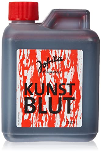 Jofrika Kunstblust Kanister I Im wiederverschließbaren 500 ml Kanister | Kunstblut für größere Wundeffekte | Ideal für Theater-Rollenspiele und Halloween | 708501 – 500 ml von Jofrika