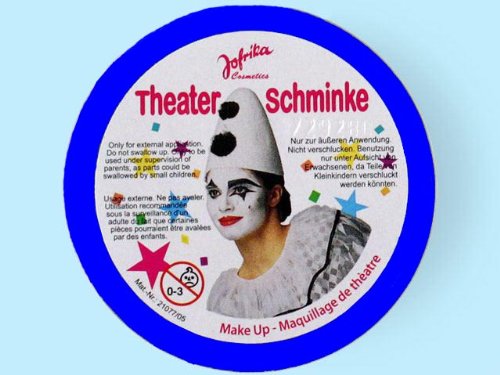 Theaterschminke, 30 g, blau von Jofrika