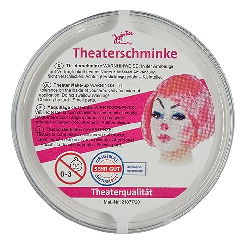 Theaterschminke weiß Make - Up Schminke Profischminke weiße Kinderschminke Farbstark von Jofrika