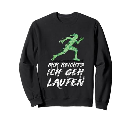 Mir Reichts Ich GEH Laufen Damen Läuferin Joggen Marathon Sweatshirt von Jogger Joggerin Lauf Ausdauerlauf Damen und Herren
