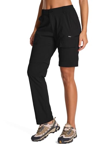 Jogwits Damen Zip-Off-Wanderhose, Leichte Trekkinghose Atmungsaktiv Schnell Trockend Safari outdoorhosen Sommer Arbeitshose Funktionshose von Jogwits