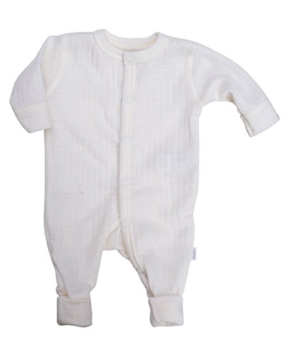 Joha Baby Overall, Wolle Natur (80 9-12m, Weiß) von Joha