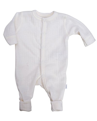 Joha Baby Overall, Wolle Natur (50 Frühchen, Weiß) von Joha