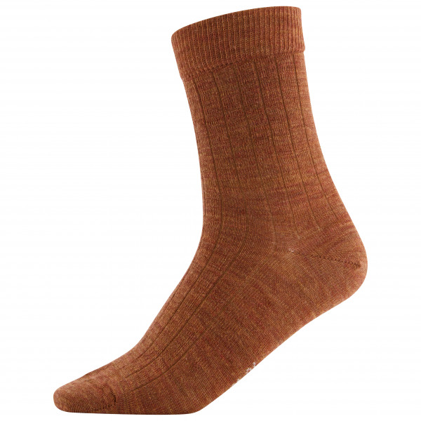 Joha - 4037 Wool Rib Socks Wool/Polyamide/Elasthane - Merinosocken Gr 39-42 braun von Joha