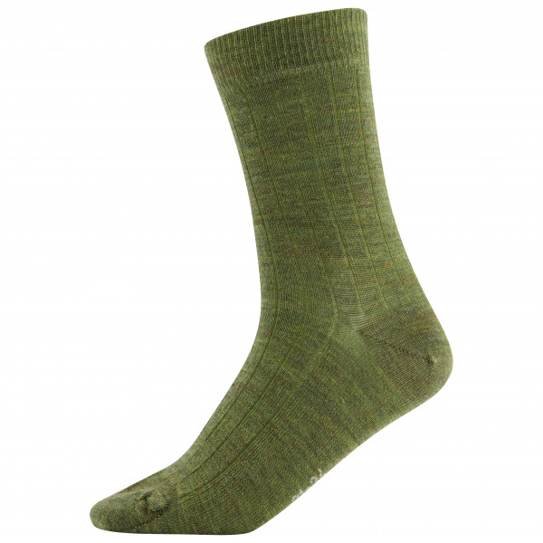 Joha - 4037 Wool Rib Socks Wool/Polyamide/Elasthane - Merinosocken Gr 39-42 oliv von Joha