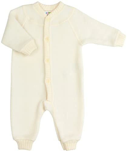 Wollvlies Kinder Overall l-Natur-9-18m von Joha