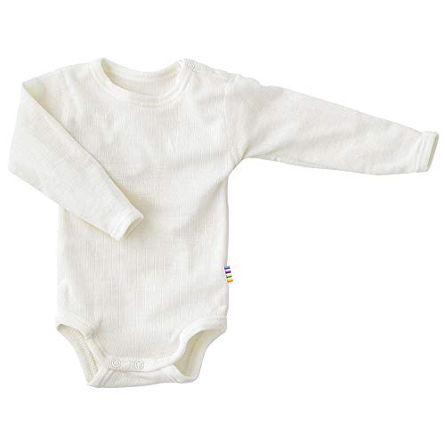 Joha Baby - Jungen Langarm Body Wolle-Seide, natur, 80 von Joha