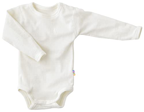 Joha Baby Jungen Woll-Body Langarm 100% Merino-Wolle, Größe:98-104, Farbe:Natur von Joha