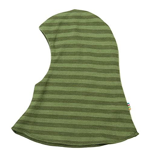 Joha Baby Kinder Jungen Mädchen Schalmütze Merino-Wolle, Größe:52, Farbe:Green Stripe von Joha