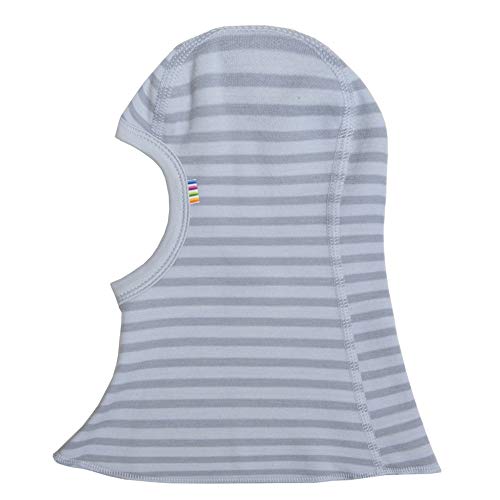 Joha Baby Kinder Jungen Schalmütze wendbar Merino-Wolle/Bio-Baumwolle, Größe:45, Farbe:blau von Joha