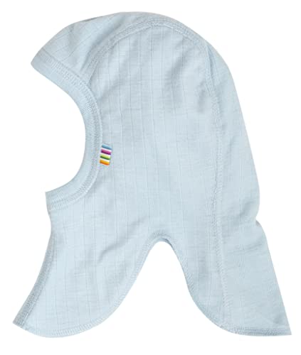 Joha Baby Kinder Unisex Schalmütze Balaclava aus Reiner Merino-Wolle, Größe:41, Farbe:Light Blue von Joha