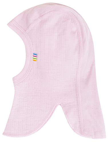 Joha Baby Kinder Unisex Schalmütze Balaclava aus Reiner Merino-Wolle, Größe:50, Farbe:Prime Rose von Joha