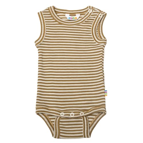 Joha Baby Mädchen Jungen Body ärmellos Merinowolle/Seide, Größe:56/62, Farbe:Khaki von Joha