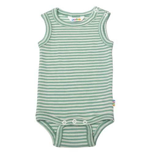 Joha Baby Mädchen Jungen Body ärmellos Merinowolle/Seide, Größe:68/74, Farbe:grün von Joha