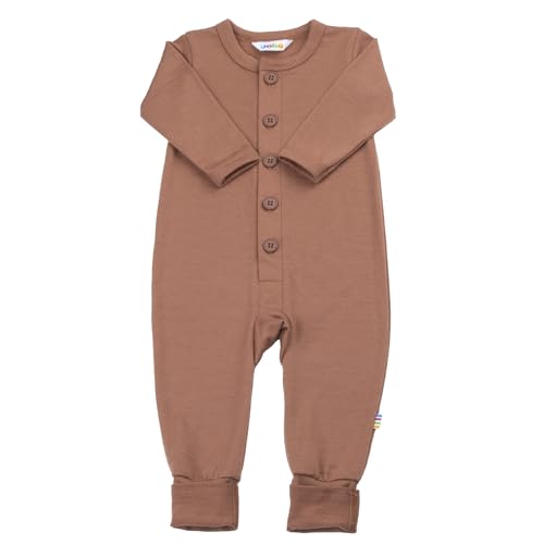 Joha Baby Mädchen Jungen Schlafstrampler Merinowolle, Größe:56/62, Farbe:rost von Joha