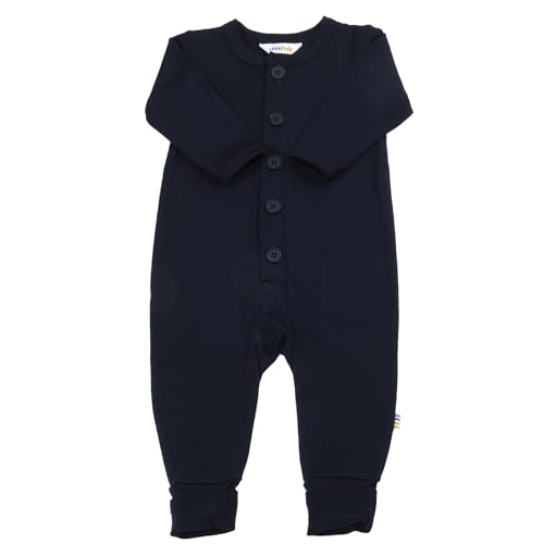 Joha Baby Mädchen Jungen Schlafstrampler Merinowolle, Größe:80, Farbe:Navy von Joha