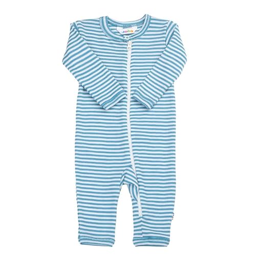 Joha Baby Mädchen Jungen Schlafstrampler Merinowolle/Seide, Größe:50, Farbe:Blue von Joha