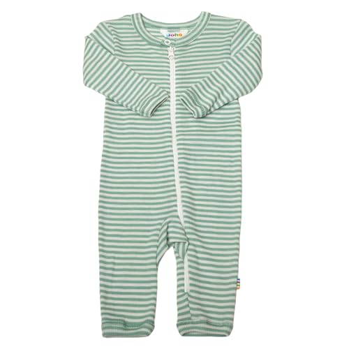 Joha Baby Mädchen Jungen Schlafstrampler Merinowolle/Seide, Größe:56/62, Farbe:grün von Joha