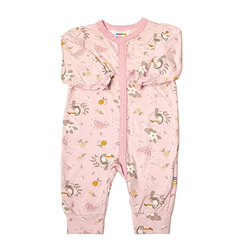 Joha Baby Mädchen Schlafstrampler Bio Bambus, Größe:50, Farbe:rosa von Joha