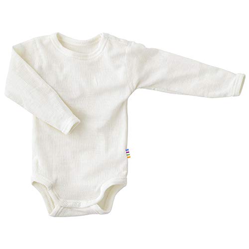 Joha Baby Body Langarm aus Merino-Wolle/Seide, Größe:98-104, Farbe:Natur von Joha