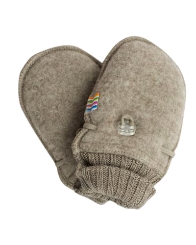 Joha Kinder Baby Handschuhe aus 100% Wolle Sesame Melange-60 von Joha