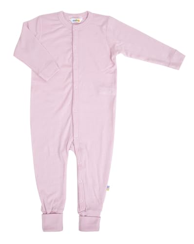 Joha Kinder Baby Schlafoverall mit Füßen Prime Rose-60 von Joha
