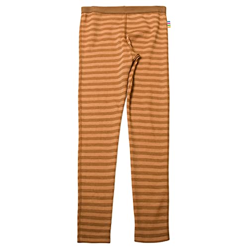 Joha Kinder Jungen Mädchen Leggings Merinowolle, Größe:128/134, Farbe:Copper Stripe von Joha