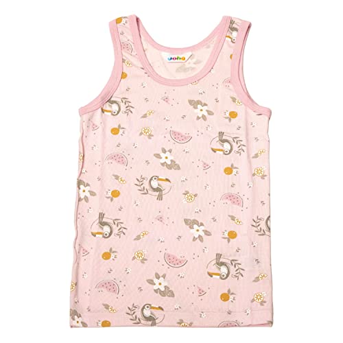 Joha Kinder Mädchen Unterhemd Bio-Bambus, Größe:140, Farbe:rosa von Joha