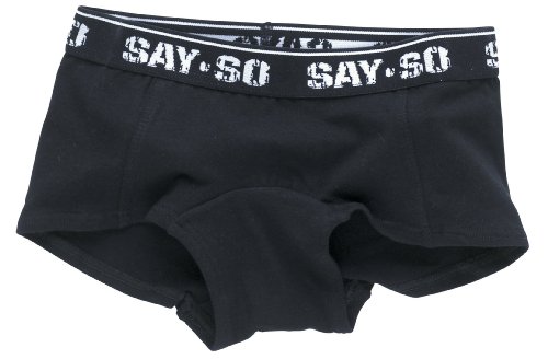 Joha Mädchen Slip Hipster Panty Unterhose unifarben, Größe:152, Farbe:schwarz von Joha