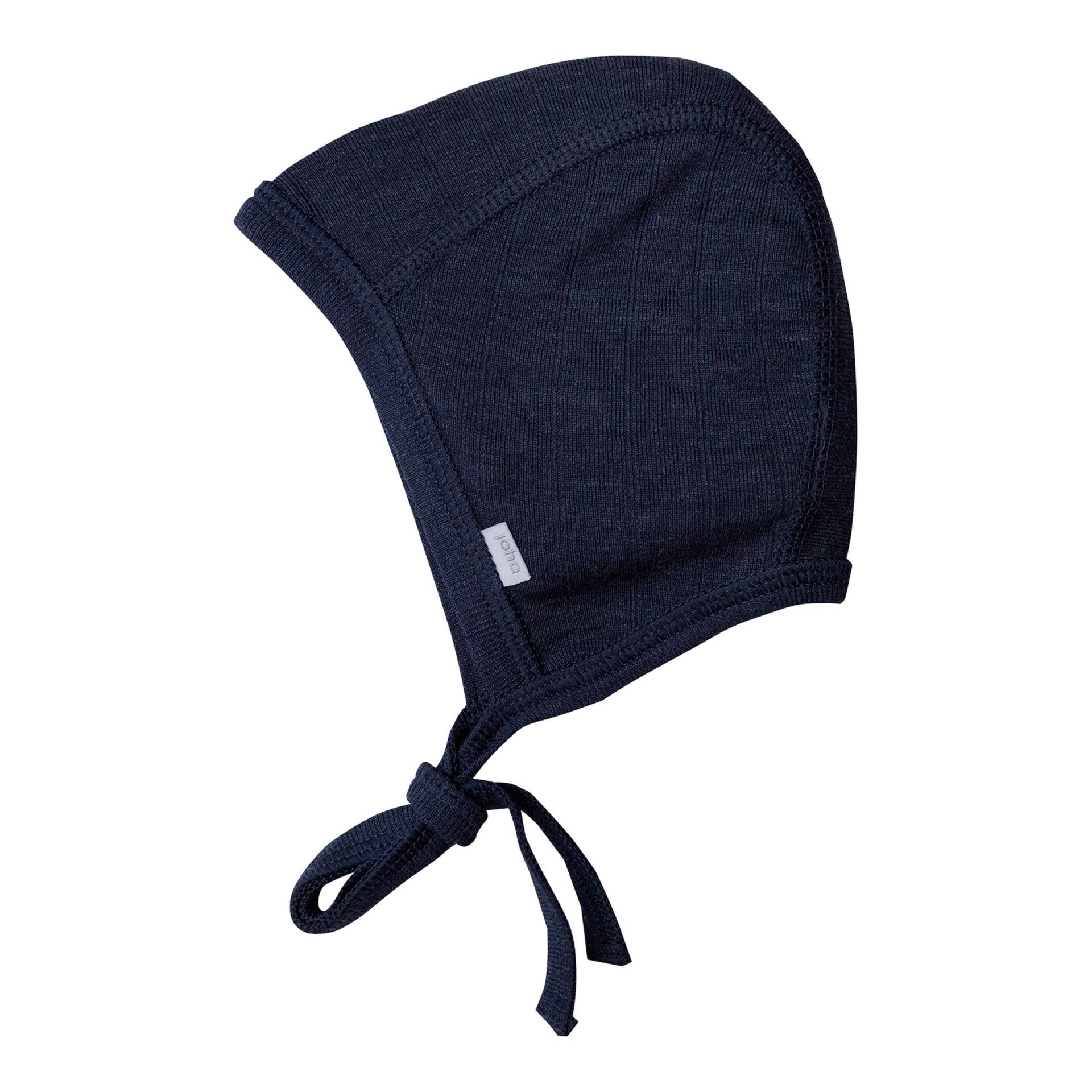 Joha Mütze mit Bindeband Wolle/Seide von Joha