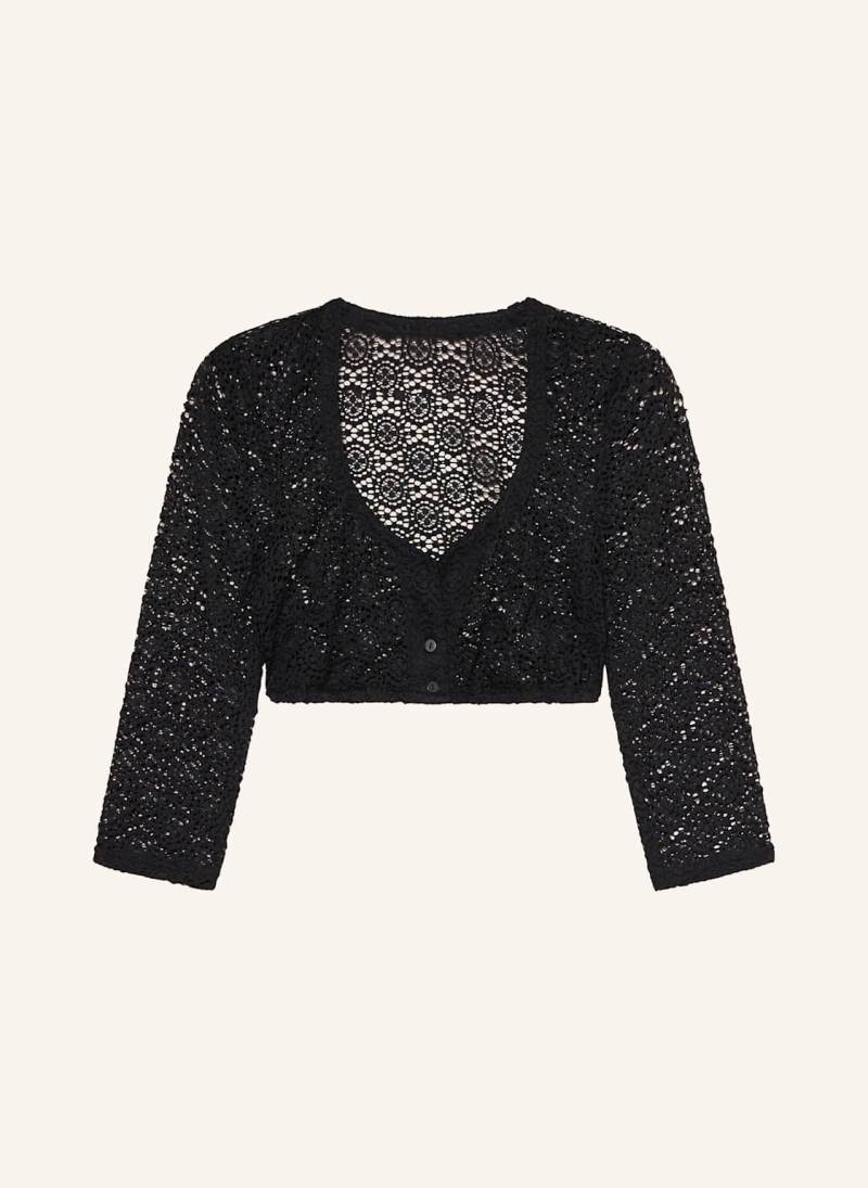 Johann & Johanna Dirndlbluse Aus Spitze Mit 3/4-Arm schwarz von Johann & Johanna