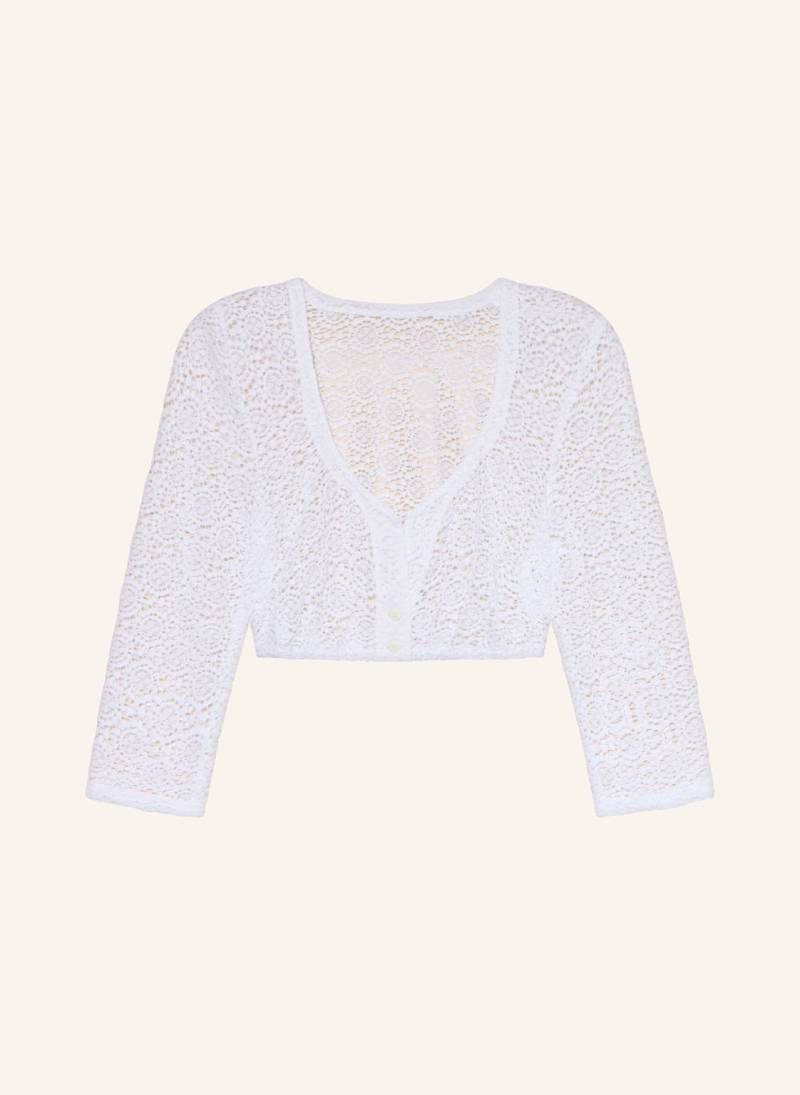 Johann & Johanna Dirndlbluse Aus Spitze Mit 3/4-Arm weiss von Johann & Johanna