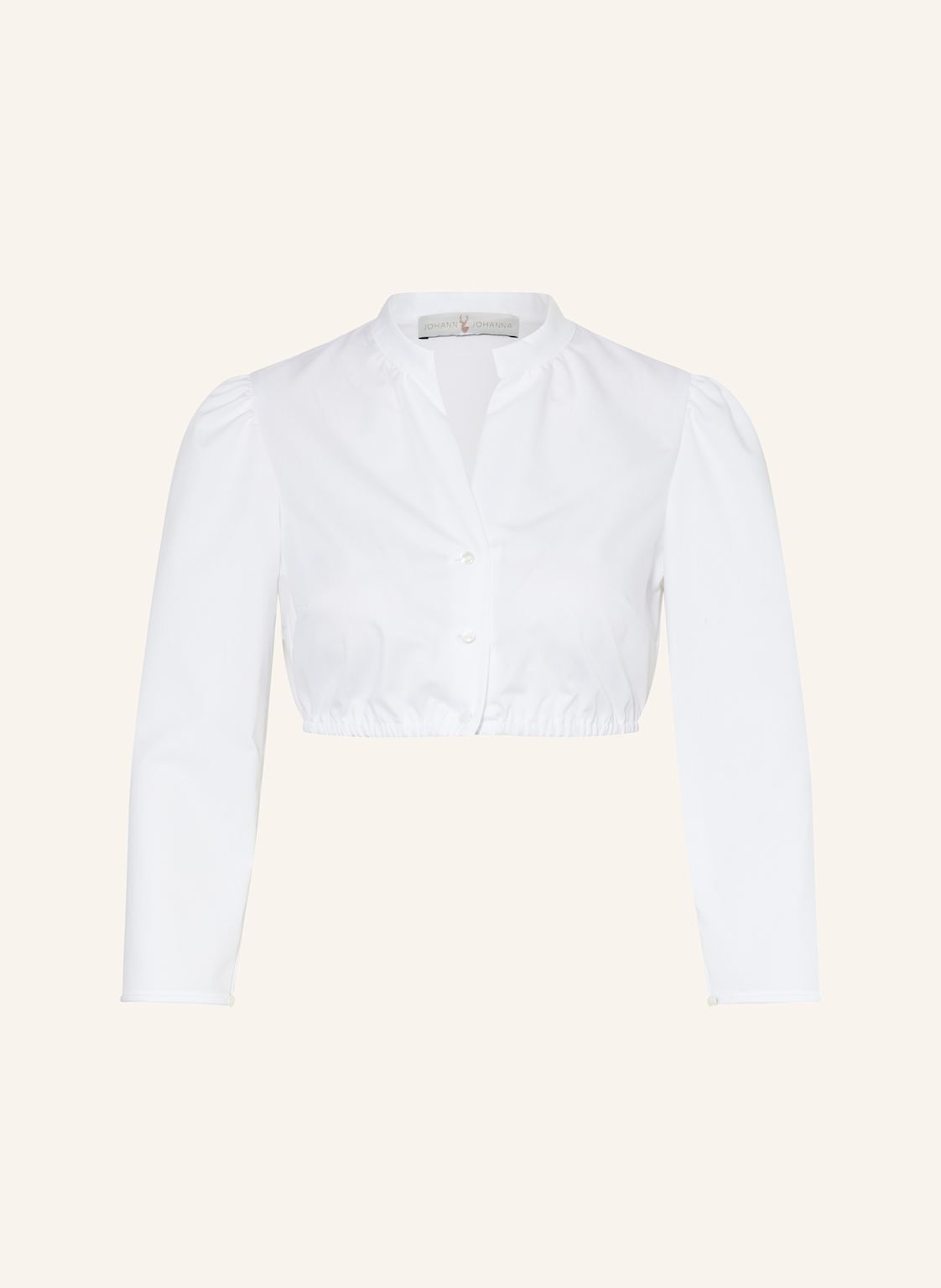 Johann & Johanna Dirndlbluse Mit 3/4-Arm weiss Johann & Johanna Dirndlbluse Mit 3/4-Arm weiss von Johann & Johanna