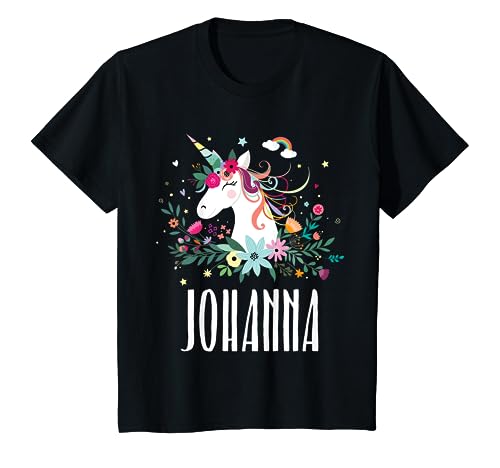 Kinder Einhorn Pferd Name Johanna Mädchen Geschenk T-Shirt Kinder Einhorn Pferd Name Johanna Mädchen Geschenk T-Shirt von Johanna Name Einhorn Geschenk