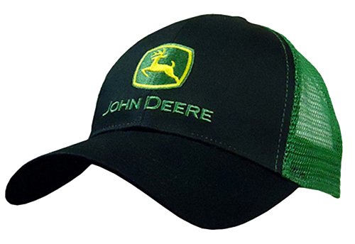 JOHN DEERE Herren 13080277BK Baseball Cap, schwarz, Einheitsgröße von JOHN DEERE