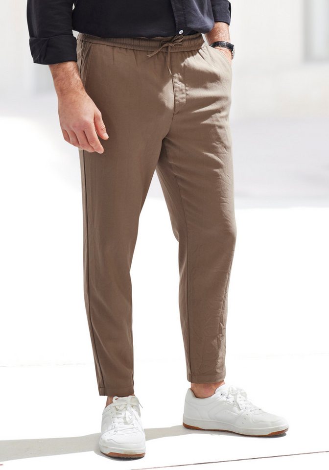 John Devin Jogger Pants Jogg Pants Slim Fit, aus leichter Webqualität von John Devin