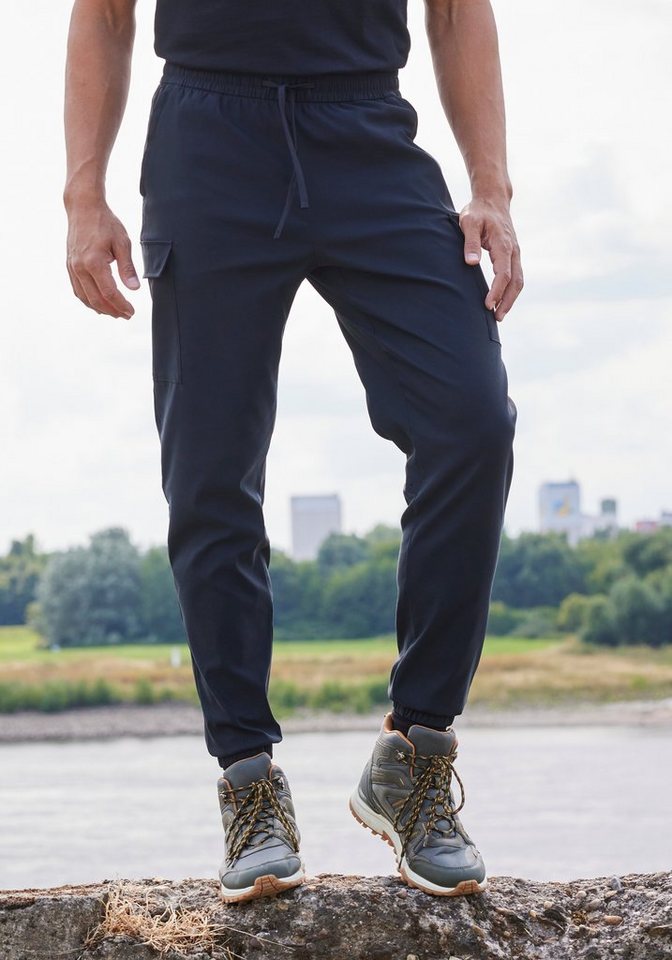 John Devin Jogger Pants Trekking-Outdoor-Hose mit Belüftung im Kniebereich von John Devin