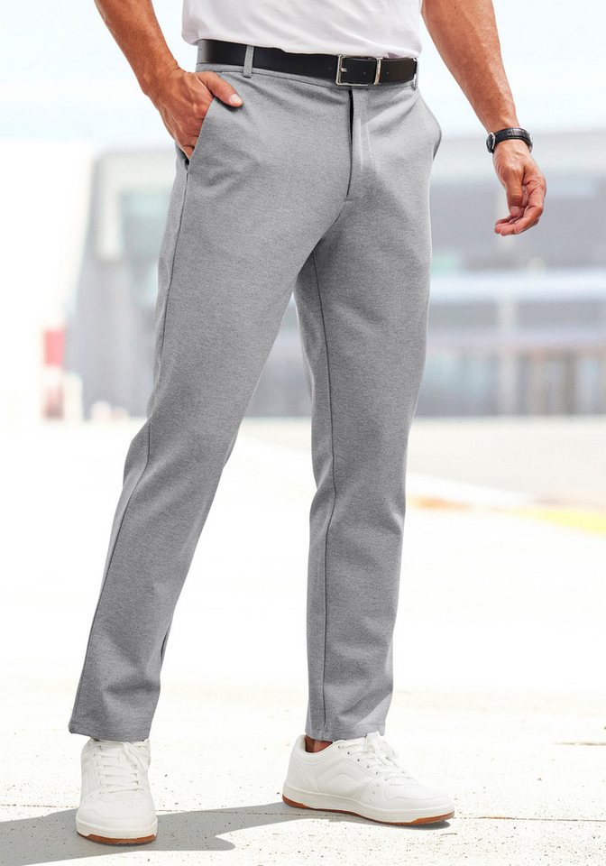 John Devin Stretch-Hose regular-fit bequeme Hose aus elastischer Qualität von John Devin