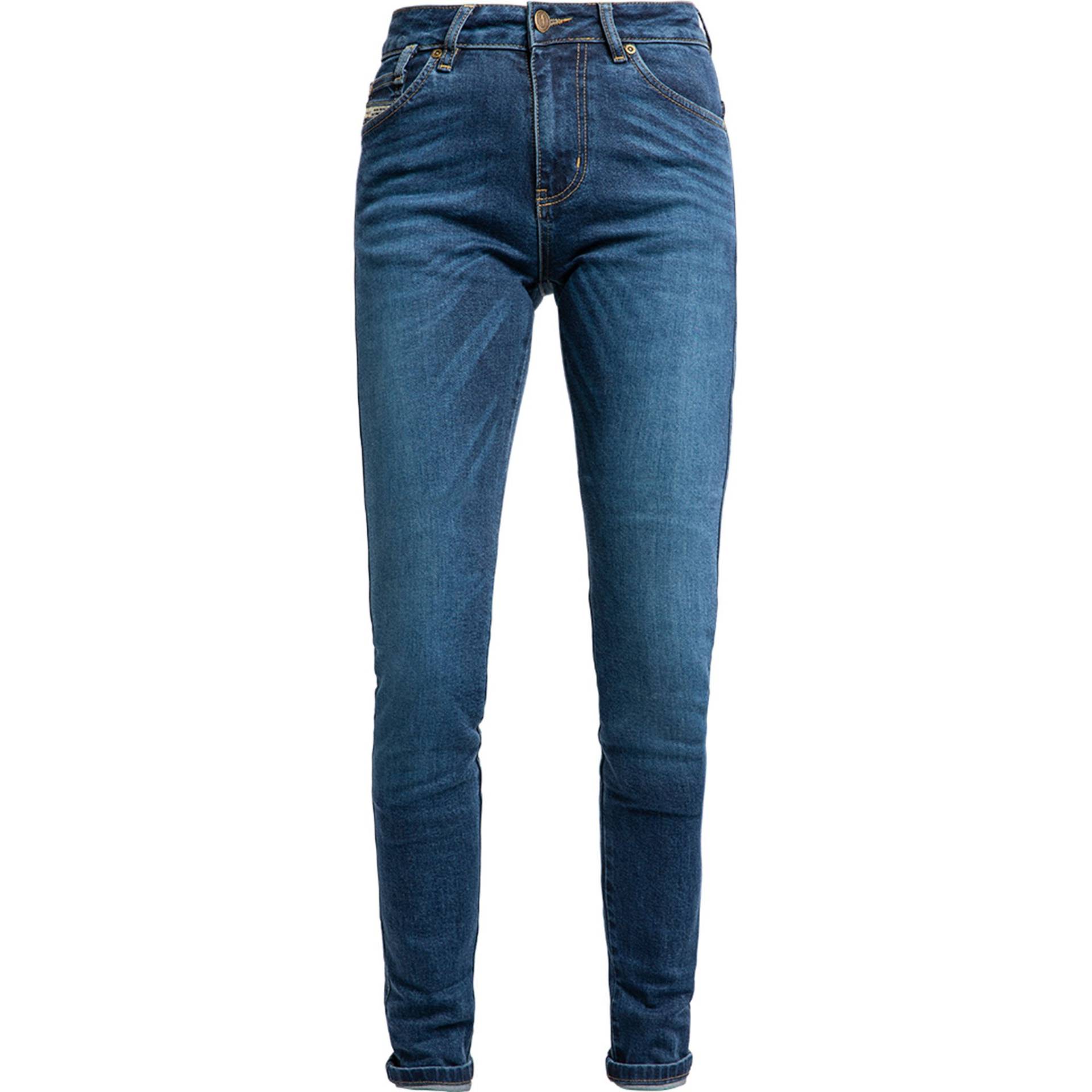 John Doe John Doe Luna High Mono Damen Jeanshose dark blue used 29/32 Damenblau29/32 - Motorradbekleidung - Damen Motorradbekleidung von John Doe