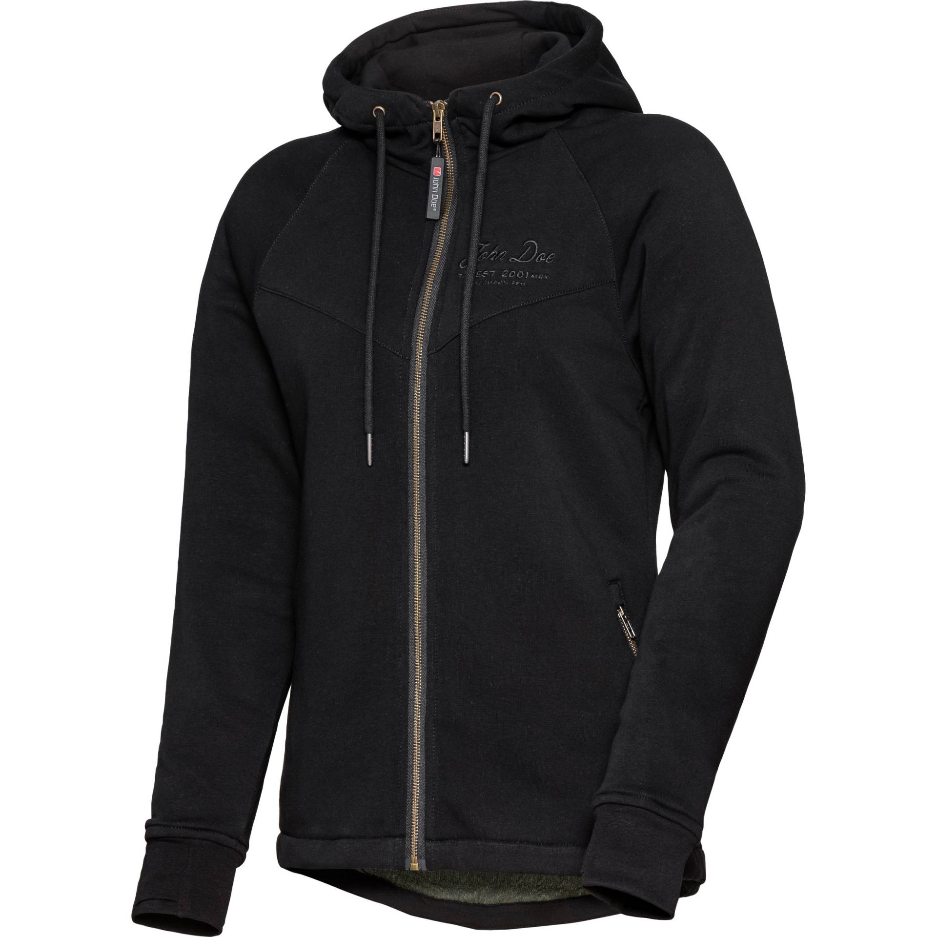 John Doe John Doe XTM Damen Hoodie V2.0 schwarz L DamenschwarzL - Motorradbekleidung - Damen Motorradbekleidung von John Doe