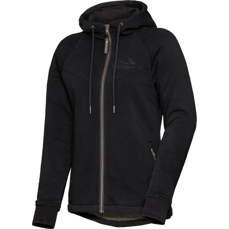 John Doe John Doe XTM Damen Hoodie V2.0 schwarz XXL DamenschwarzXXL - Motorradbekleidung - Damen Motorradbekleidung von John Doe