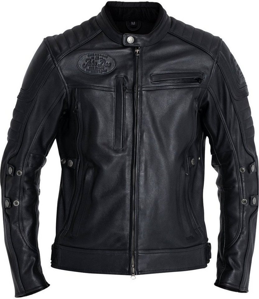 John Doe Motorradjacke Technical XTM Motorrad Lederjacke Atmungsaktiv von John Doe