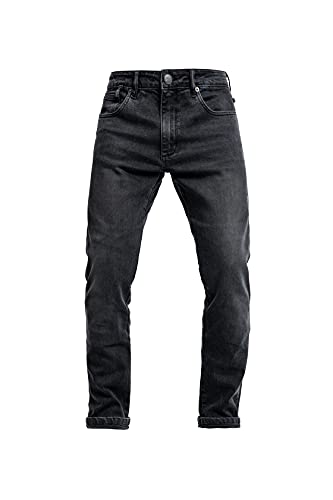 John Doe Pioneer Monolayer XTM Motorrad Jeans Herren mit Protektoren Black 38/32 von John Doe