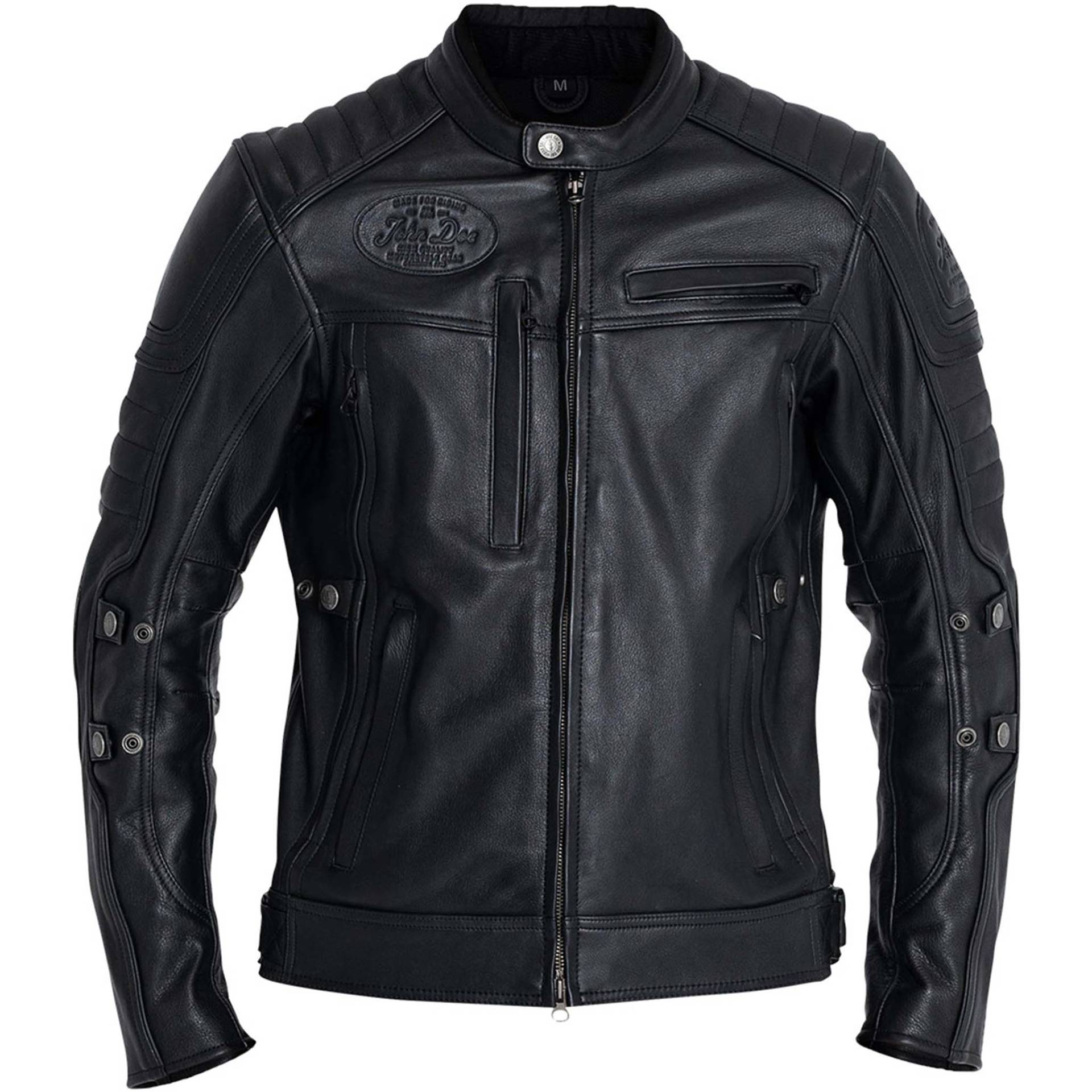John Doe Technical Lederjacke schwarz 4XL Herren von John Doe