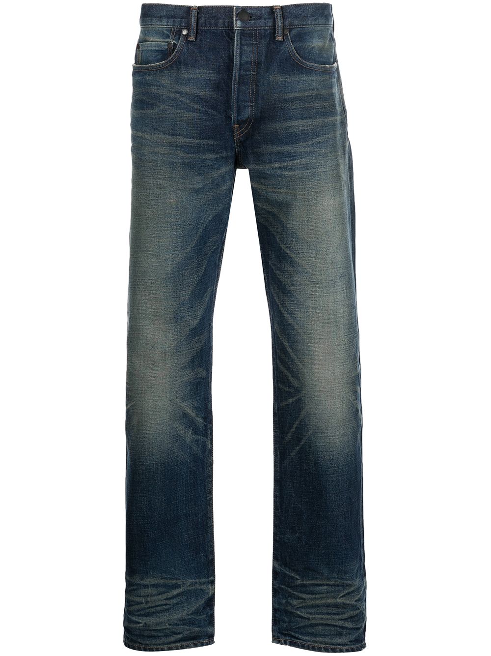 John Elliott Daze Straight-Leg-Jeans - Blau von John Elliott